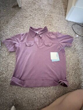 Smokey Purple golf shirt, brand new size xl